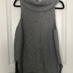 Sleeveless Turtleneck Sweater